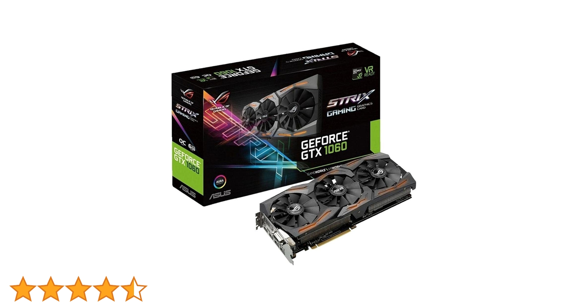 ASUS GTX1060 ROG 6GB 中古　動作品！ Amazon | ASUS R.O.G. STRIXシリーズ NVIDIA GeForce GTX1060